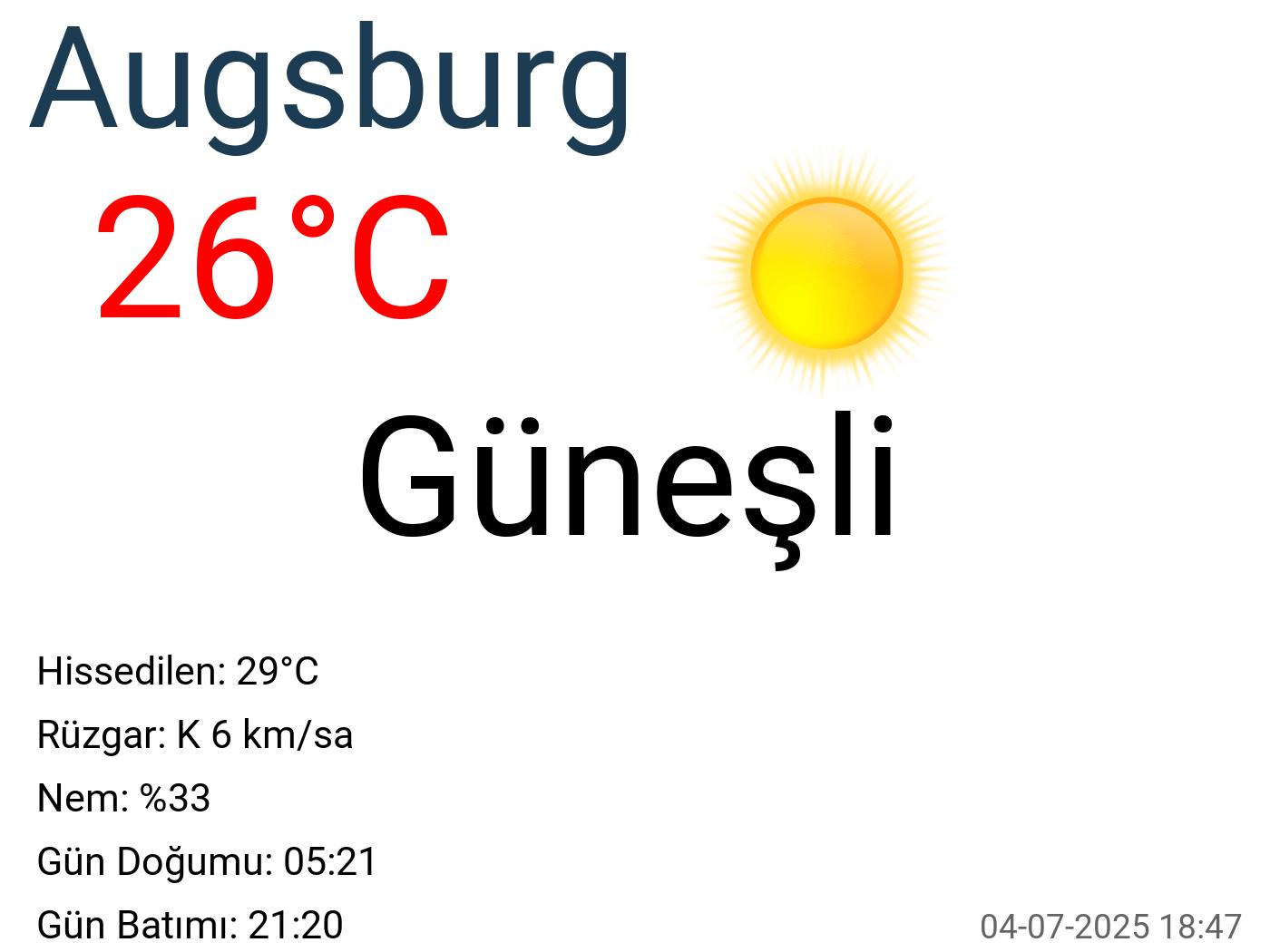 Augsburg hava durumu 15 günlük Augsburg hava durumu 15 günlük