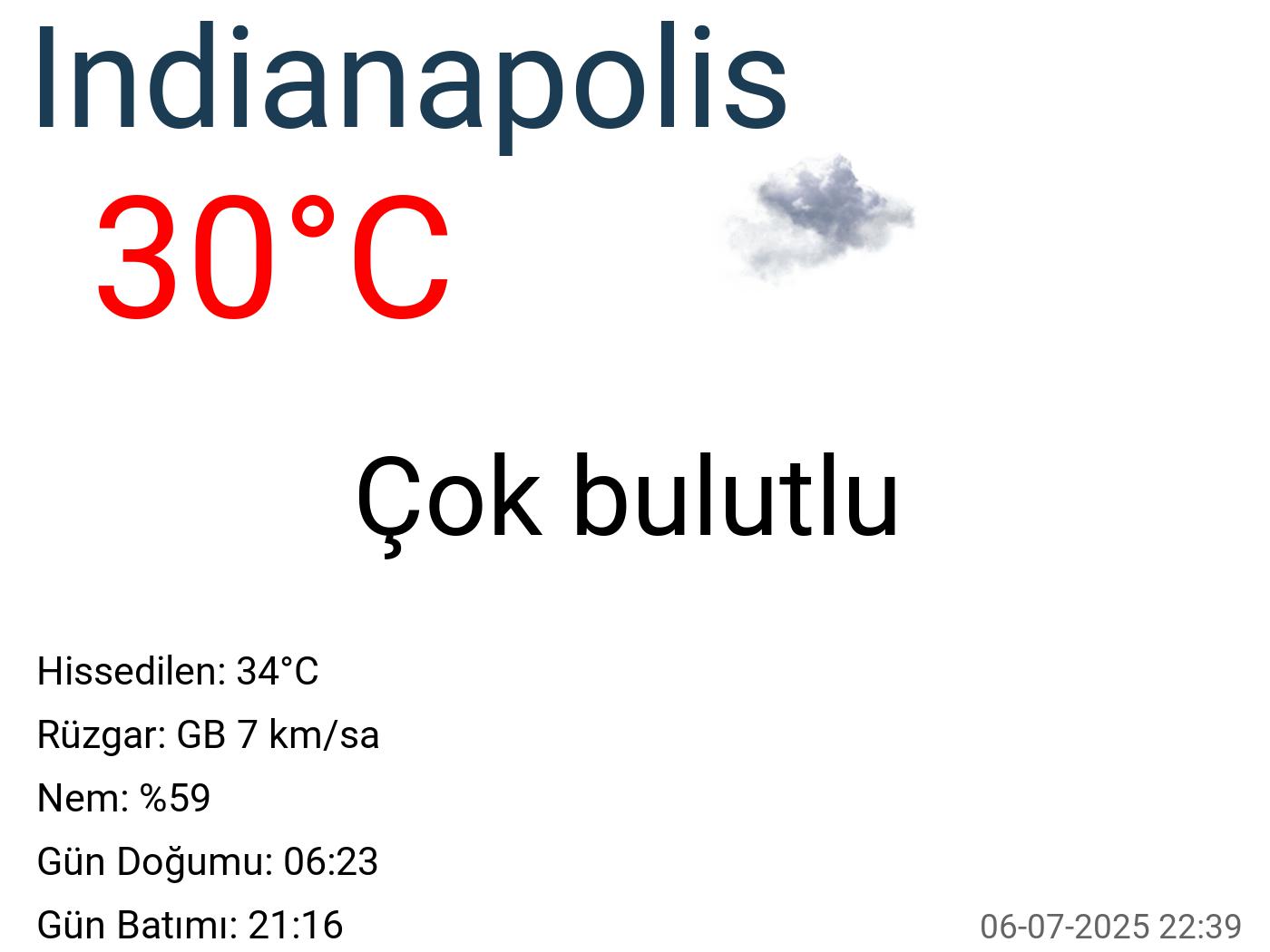 Indianapolis hava durumu 15 günlük Indianapolis hava durumu 15 günlük