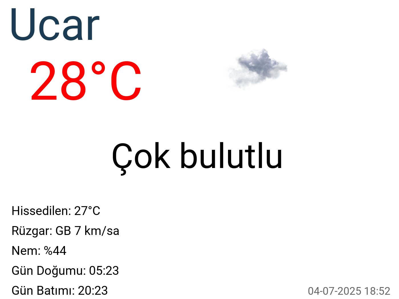 Ucar hava durumu 15 günlük Ucar hava durumu 15 günlük