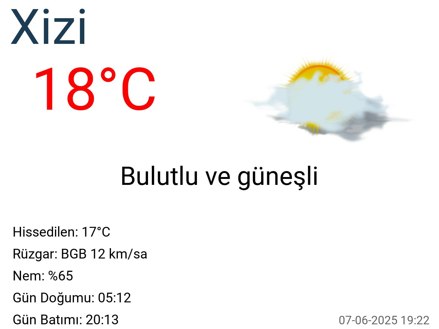 Xizi hava durumu 15 günlük Xizi hava durumu 15 günlük