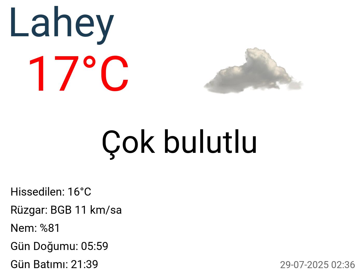 Lahey hava durumu 15 günlük Lahey hava durumu 15 günlük