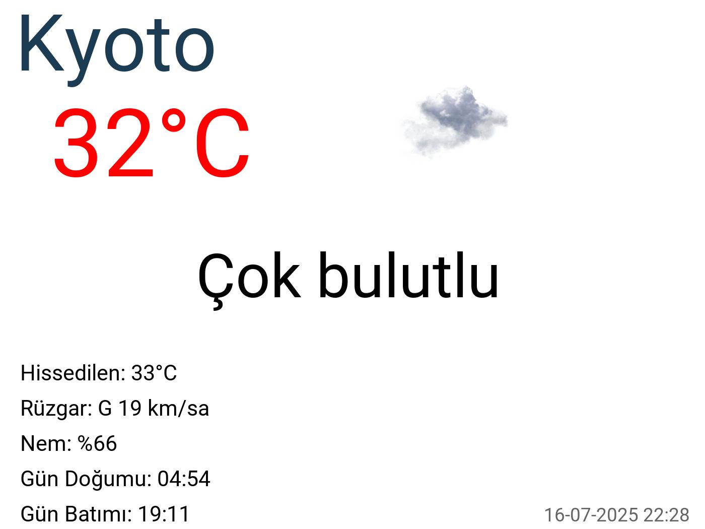 Kyoto hava durumu 15 günlük Kyoto hava durumu 15 günlük