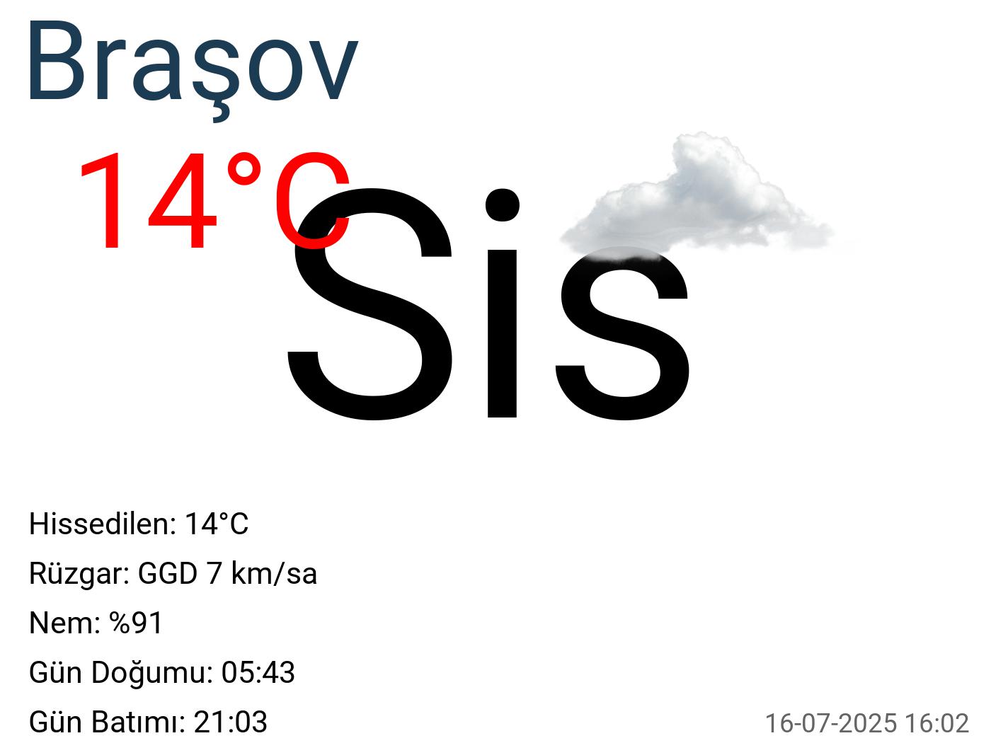 Braşov hava durumu 30 günlük Braşov hava durumu 30 günlük