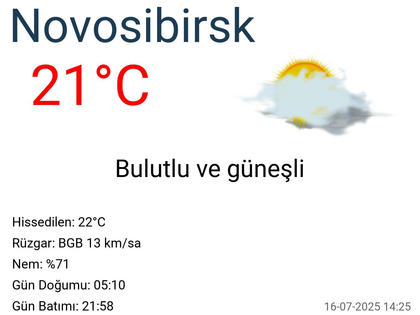 Novosibirsk hava durumu 30 günlük Novosibirsk hava durumu 30 günlük