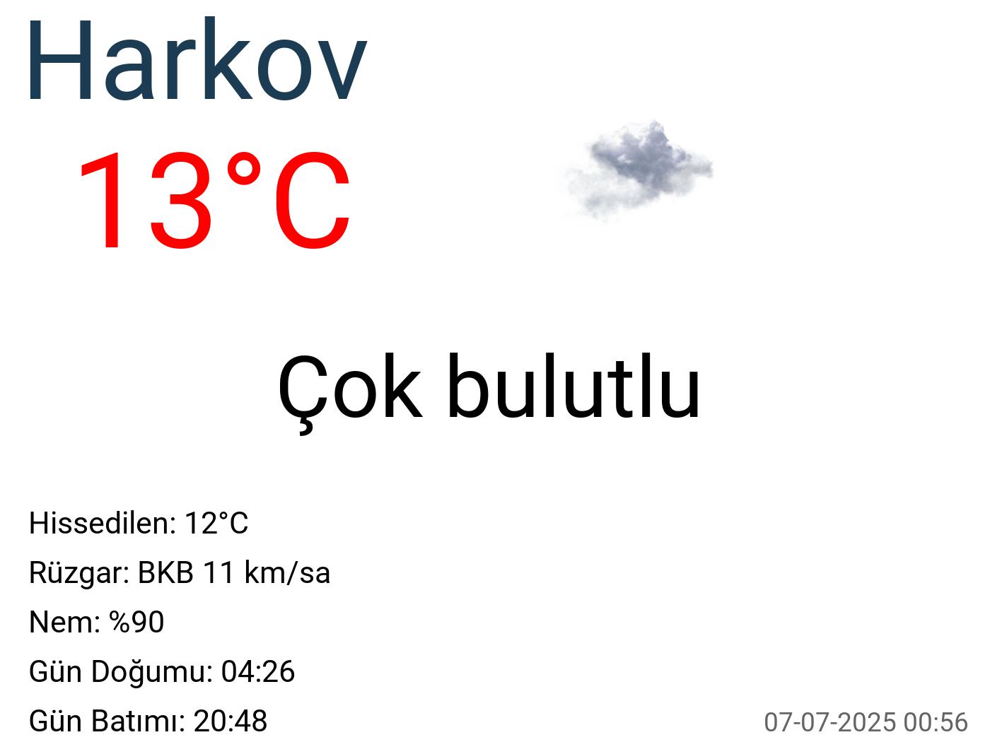 Harkov hava durumu 15 günlük Harkov hava durumu 15 günlük